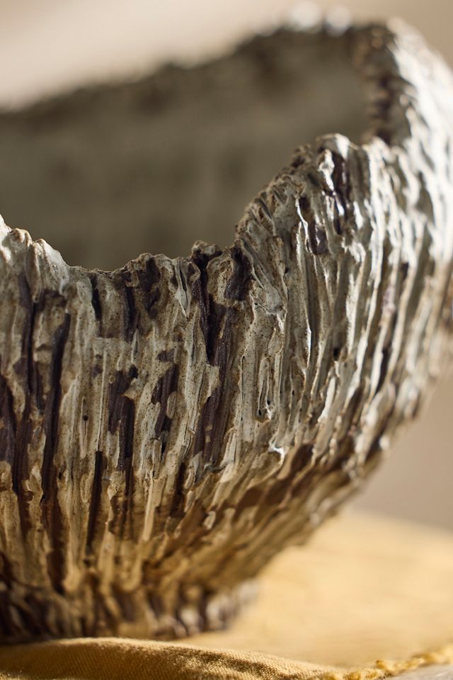 Lichen Earthenware Bowl Planter #2