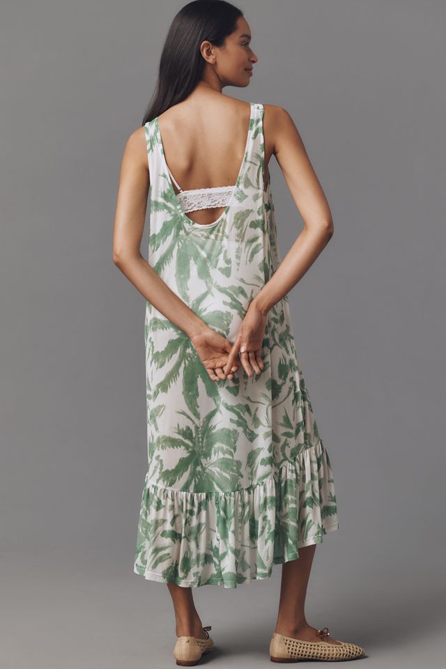 By Anthropologie Mesh Sleeveless Midi Dress #1