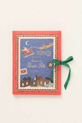 Rifle Paper Co Letters To Santa Folio Stationery Set In Multi