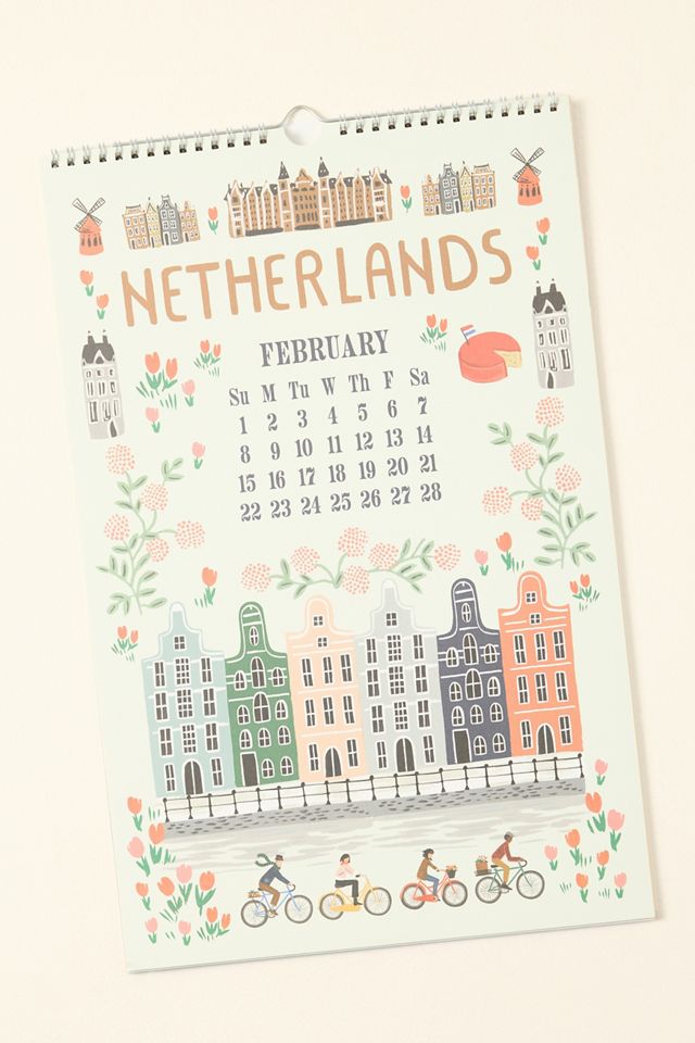 Rifle Paper Co. 2026 World Travel Wall Calendar #1