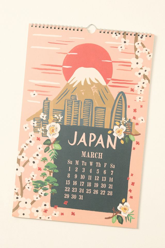 Rifle Paper Co. 2026 World Travel Wall Calendar #2