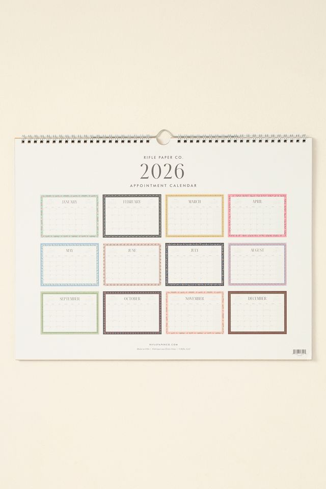 Rifle Paper Co. 2026 Wildwood Appointment Calendar #3