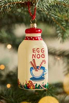 Eggnog Glass Ornament