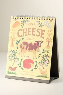 Rifle Paper Co. 2026 Cheese Desk Calendar