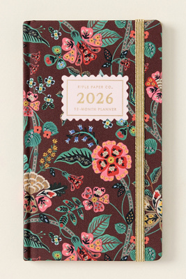 Rifle Paper Co 2026 Gracie 12-month Hardcover Pocket Planner In Multi