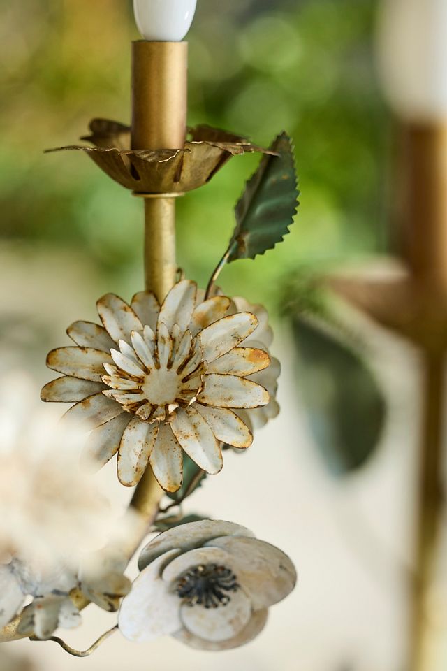 Iron Floral Chandelier #1