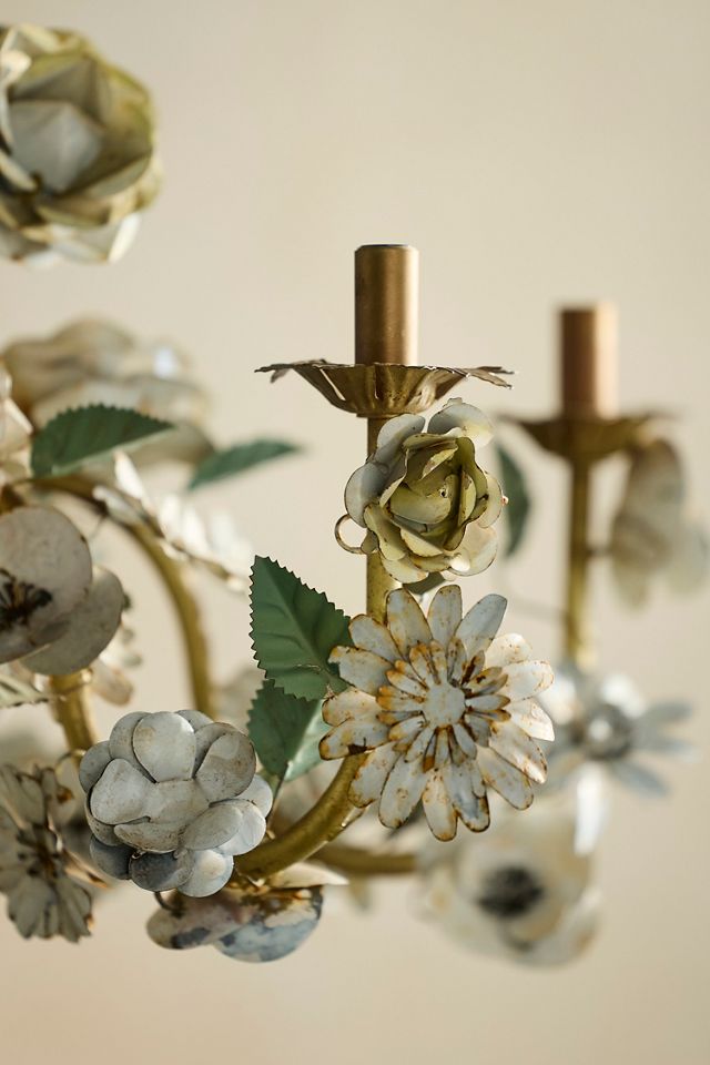 Iron Floral Chandelier #3