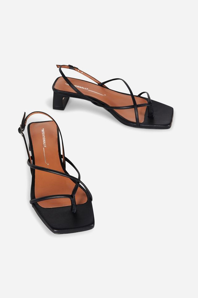 Intentionally Blank Fifi Slingback Block Heels #1