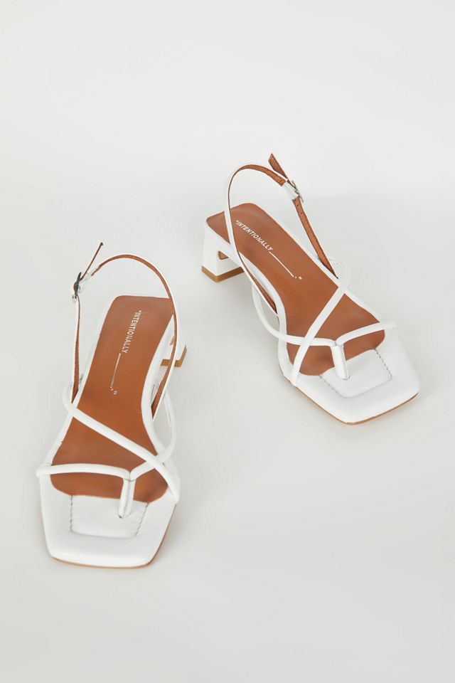 Intentionally Blank Fifi Slingback Block Heels #2