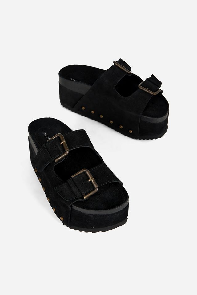 Intentionally Blank Cooper-2 Platform Slide Sandals #1