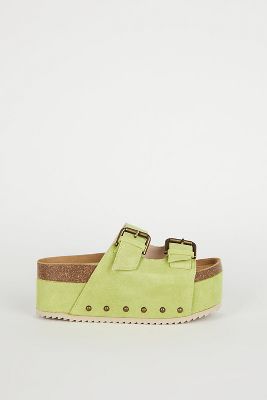 INTENTIONALLY BLANK COOPER-2 PLATFORM SLIDE SANDALS 