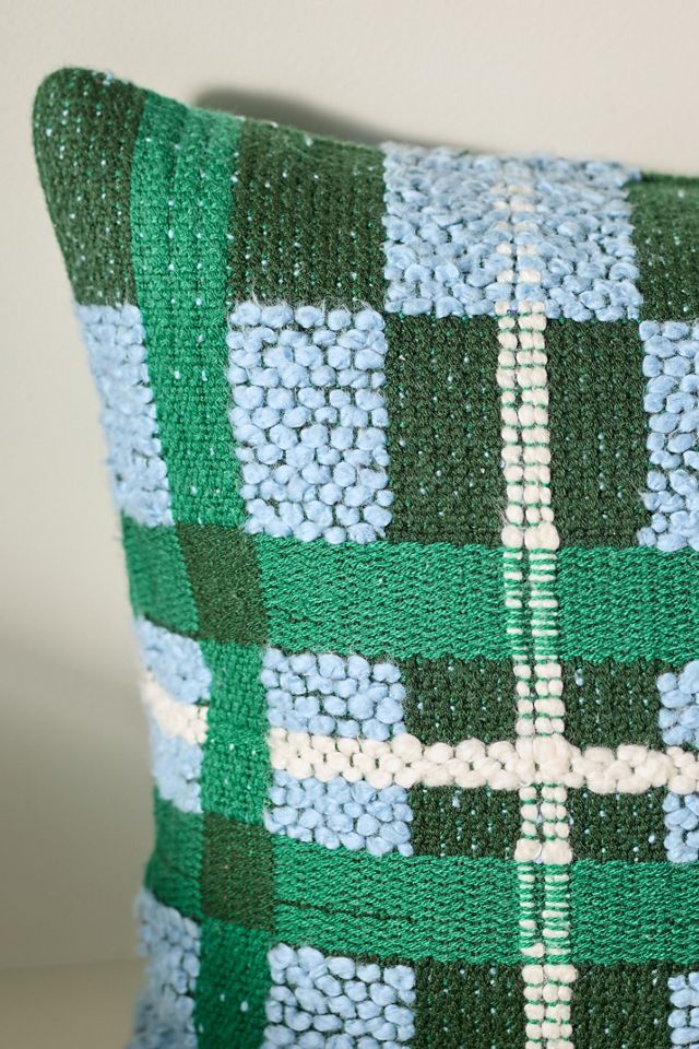 Selene Plaid Woven Pillow #2