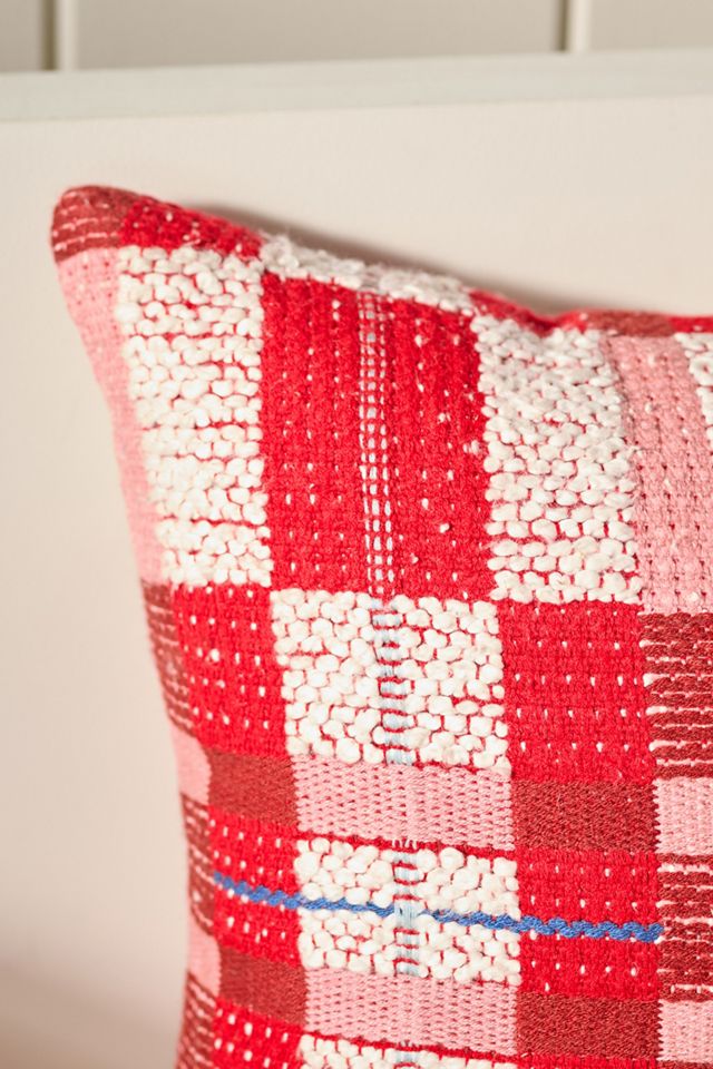 Coussin tissé à carreaux Selene #2