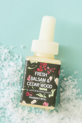 Pura X Anthropologie Fresh Balsam And Cedarwood Home Fragrance Oil Refill In Green