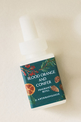 Pura X Anthropologie Blood Orange & Conifer Home Fragrance Oil Refill In Green