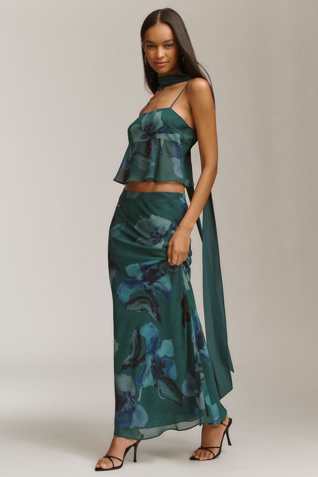 Mare Mare Sleeveless Chiffon Cami & Maxi Skirt Set #3