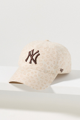 47 Brand Bessie Animal-print Baseball Cap In Neutral