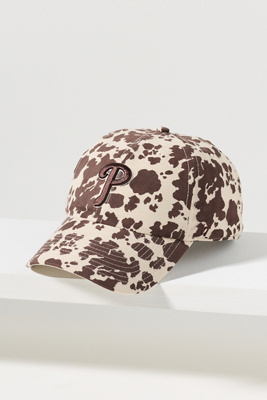 47 Brand Bessie Animal-print Baseball Cap In Brown