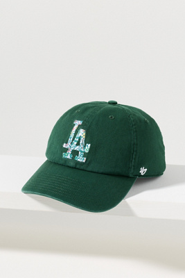 47 Brand Floral Cotton Baseball Cap In Green