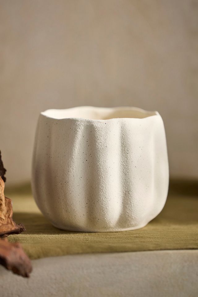 Pumpkin Stoneware Planter #1
