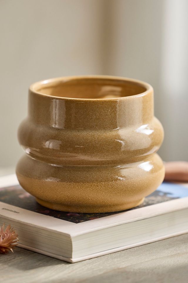 Stacked Rings Ceramic Planter #2