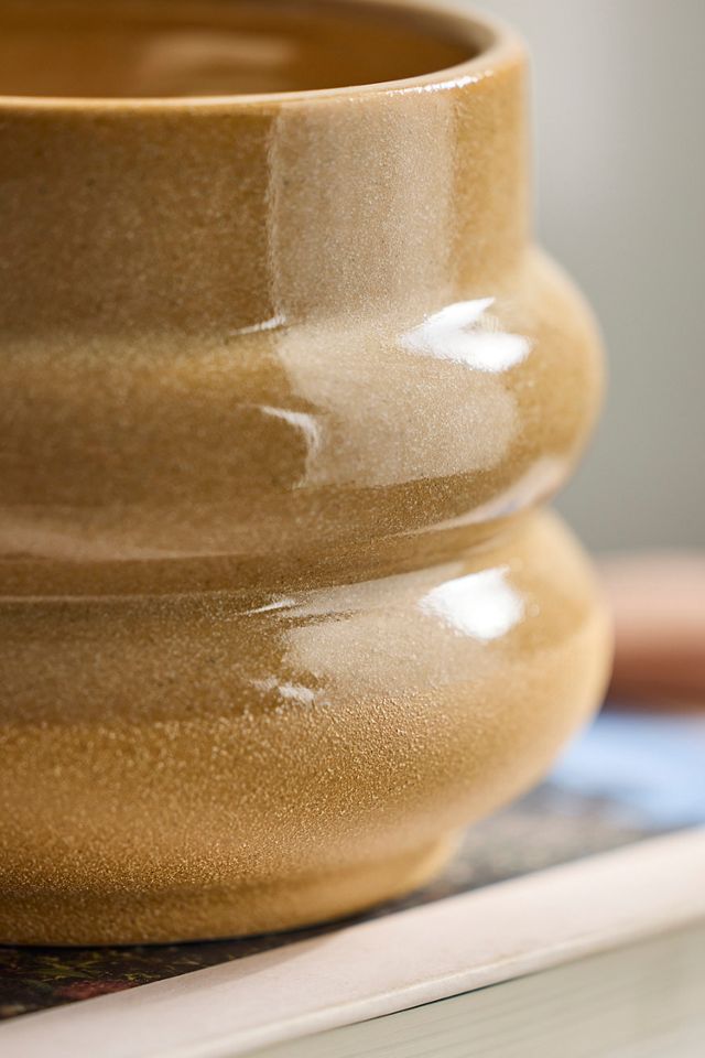 Stacked Rings Ceramic Planter #1