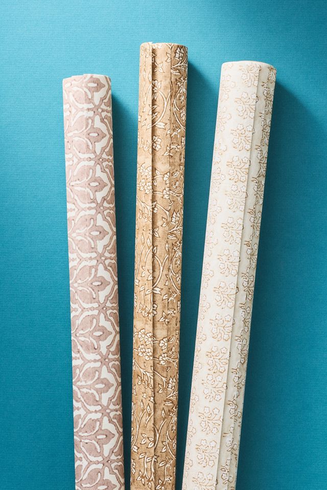 Neutral Wrapping Paper Rolls, Set of 3 #2