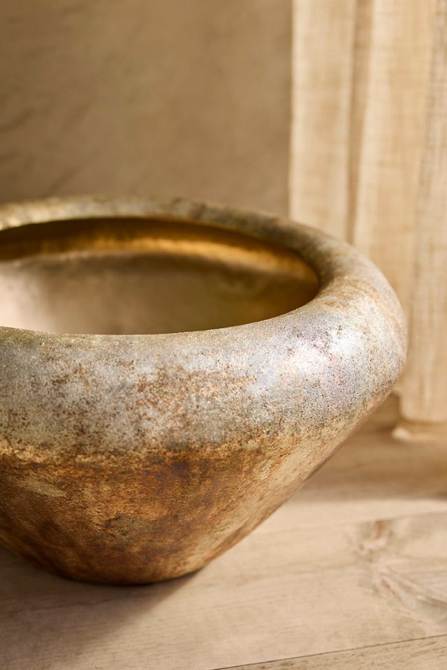 Metallic Low Taper Planter #1