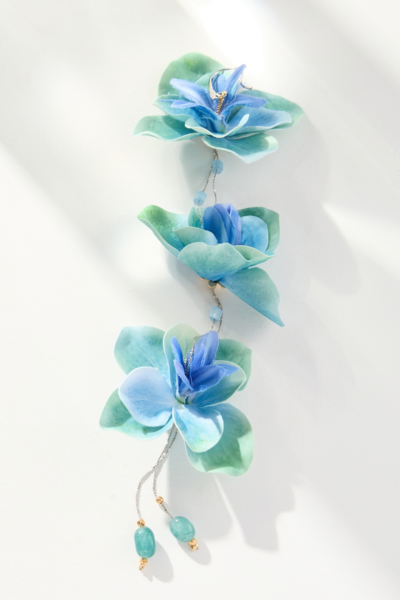Hawaiian Floral Drop Earrings