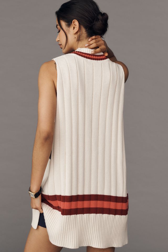 By Anthropologie Sporty V-Neck Sweater Vest #2