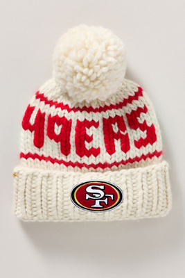 Lele Sadoughi Nfl Wool Beanie In White