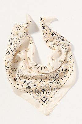 The Great Silk Scarf In White