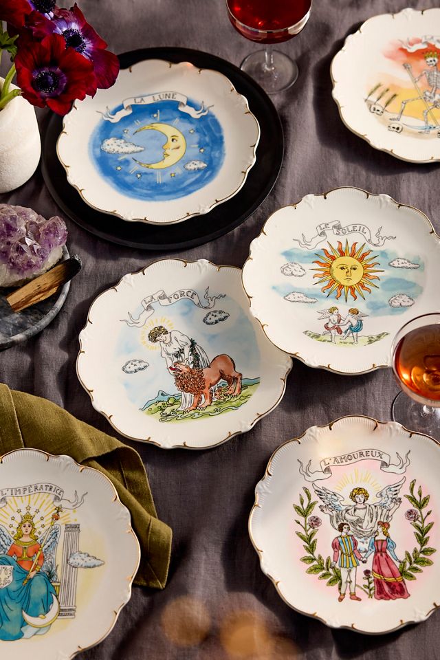 Tarot Stoneware Plate, La Mort #1