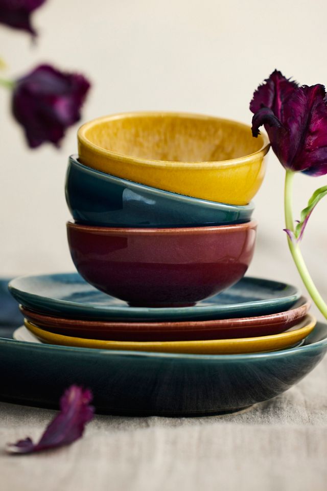 Reactive Glaze Tapas Bowls, Set of 4 #2