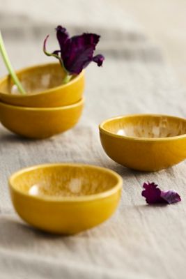 Reactive Glaze Tapas Bowls, Set of 4