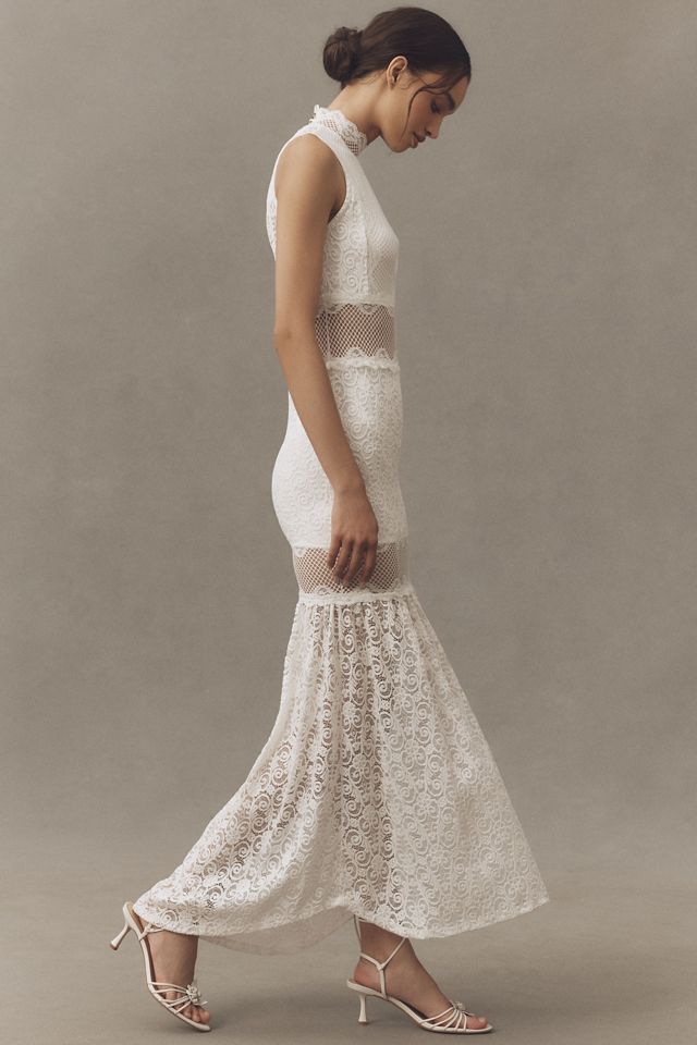 Nightcap Cheval Sleeveless Lace Maxi Dress #3