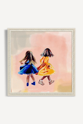 Girl Twirl Wall Art
