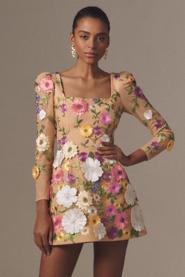 Acler Ramshaw Draped Satin Mini Dress