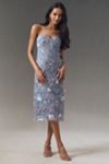 Helsi Francine Strapless Sweetheart 3D Embellished Midi Dress