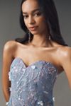 Helsi Francine Strapless Sweetheart 3D Embellished Midi Dress