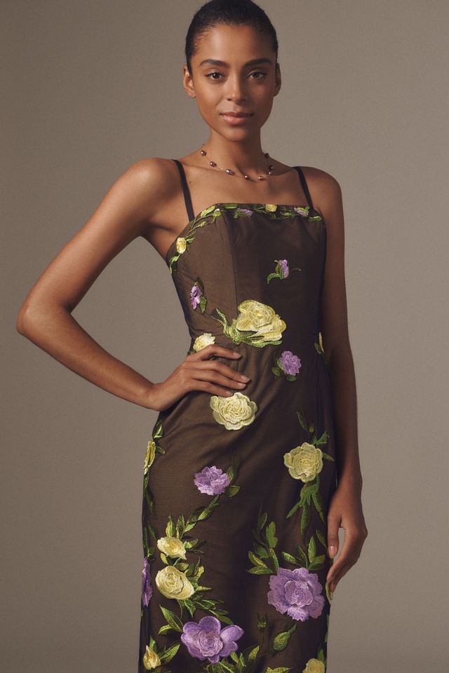 Helsi Gemma Sleeveless 3D Floral Midi Dress #2