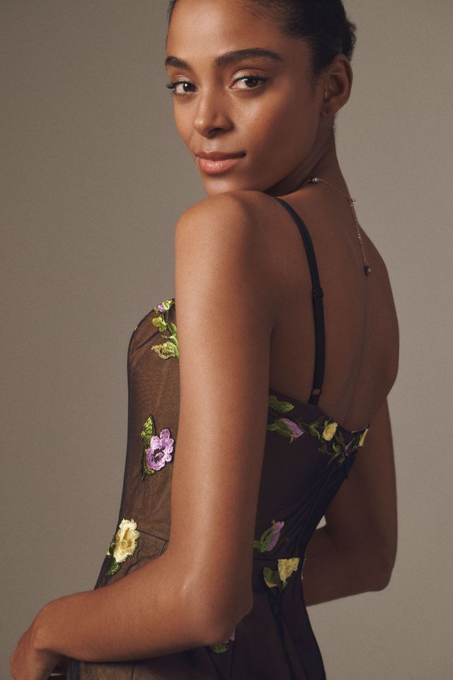 Helsi Gemma Sleeveless 3D Floral Midi Dress #3