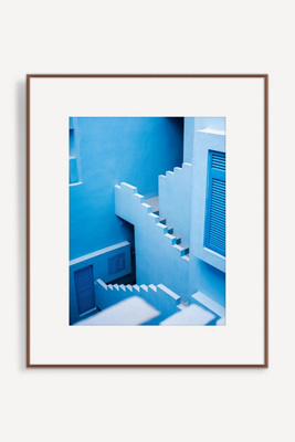 Artfully Walls Blue Maze Of Muralla Wall Art