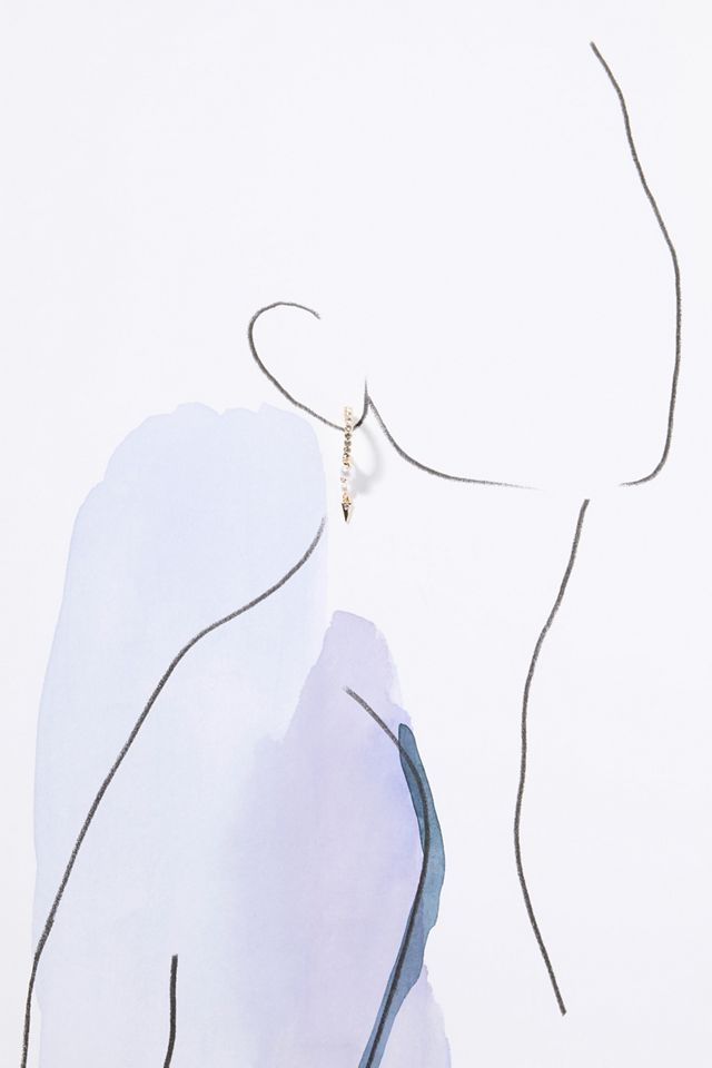 Pearl Crystal Earrings #2