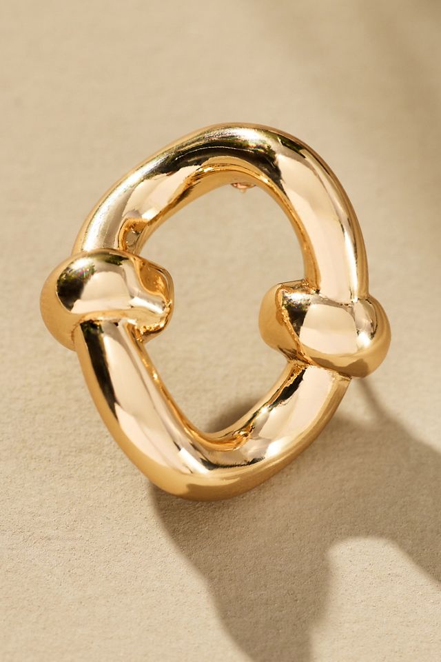 Twisted Knot Huggie Earrings #1