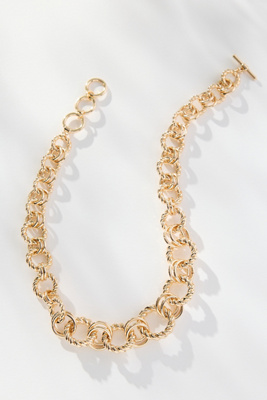 By Anthropologie Nautical Chain Link Necklace