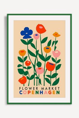 Flower Market Copenhagen Wall Art