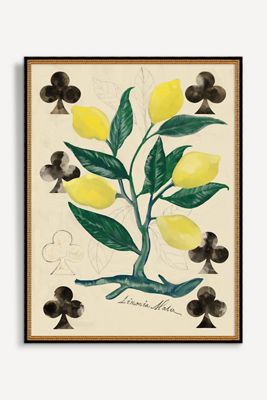 Lemons Clubs Wall Art