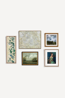 Anthropologie Muted Beauty Gallery Wall Art In Multi