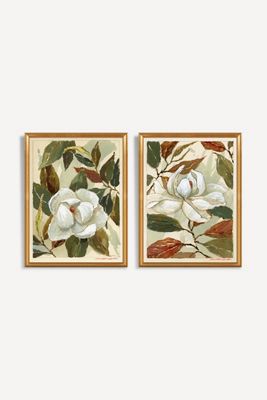 Magnolia Diptych Gallery Wall Art